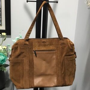 Hammitt Otis weekender suede bag